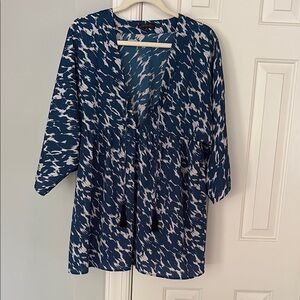 Rachel Zoe Exclusively for A Pea in the Pod Flowy Maternity Blouse